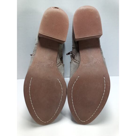 Seychelles Ankle Boots Grey Suede Side Zipper Size 9 1/2 - Picture 6 of 7